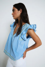 Cargar imagen en el visor de la galería, Blusa Aura Azul