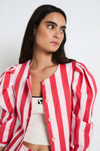 Cargar imagen en el visor de la galería, Chaqueta Farol Barras Rojo