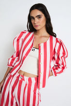 Cargar imagen en el visor de la galería, Chaqueta Farol Barras Rojo