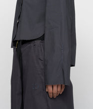 Cargar imagen en el visor de la galería, Camisa Cropped Shoulder Steel Blue