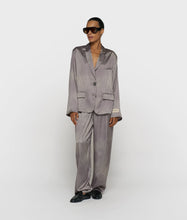 Cargar imagen en el visor de la galería, Chaqueta Fluid Blazer Check Champagne