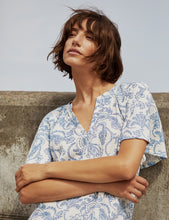 Cargar imagen en el visor de la galería, Vestido Paisley Blue