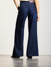 Cargar imagen en el visor de la galería, Vaqueros Luisenpark Palazzo Dark Blue