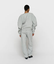 Cargar imagen en el visor de la galería, Jersey Puff Sleeve Neoprene Light Grey Melee