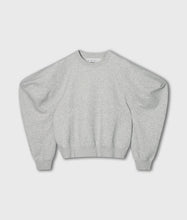 Cargar imagen en el visor de la galería, Jersey Puff Sleeve Neoprene Light Grey Melee