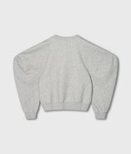 Cargar imagen en el visor de la galería, Jersey Puff Sleeve Neoprene Light Grey Melee