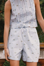 Cargar imagen en el visor de la galería, Short Mini Flowers Striped