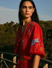Cargar imagen en el visor de la galería, Top Amapola Embroidery Rojo