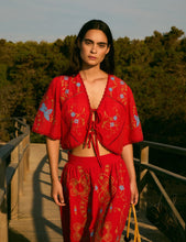 Cargar imagen en el visor de la galería, Top Amapola Embroidery Rojo