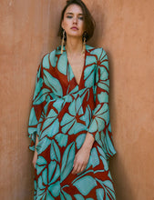 Cargar imagen en el visor de la galería, Vestido Vero Fiji Turquesa