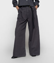 Cargar imagen en el visor de la galería, Pantalón Wide Jog Twill Steel Blue