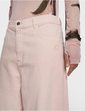 Cargar imagen en el visor de la galería, Pantalones Wide Twill Powder