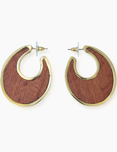 Pendientes Margi Madera