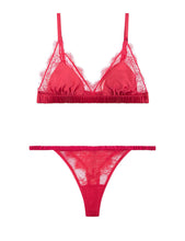 Cargar imagen en el visor de la galería, Conjunto Love Lace Fresa