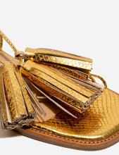 Cargar imagen en el visor de la galería, Sandalias Candeleda Oro