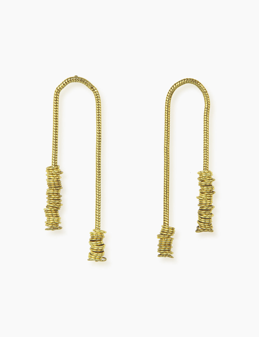 Pendientes Snake Chain