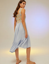 Cargar imagen en el visor de la galería, Vestido Crochet Blue