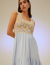 Cargar imagen en el visor de la galería, Vestido Crochet Blue