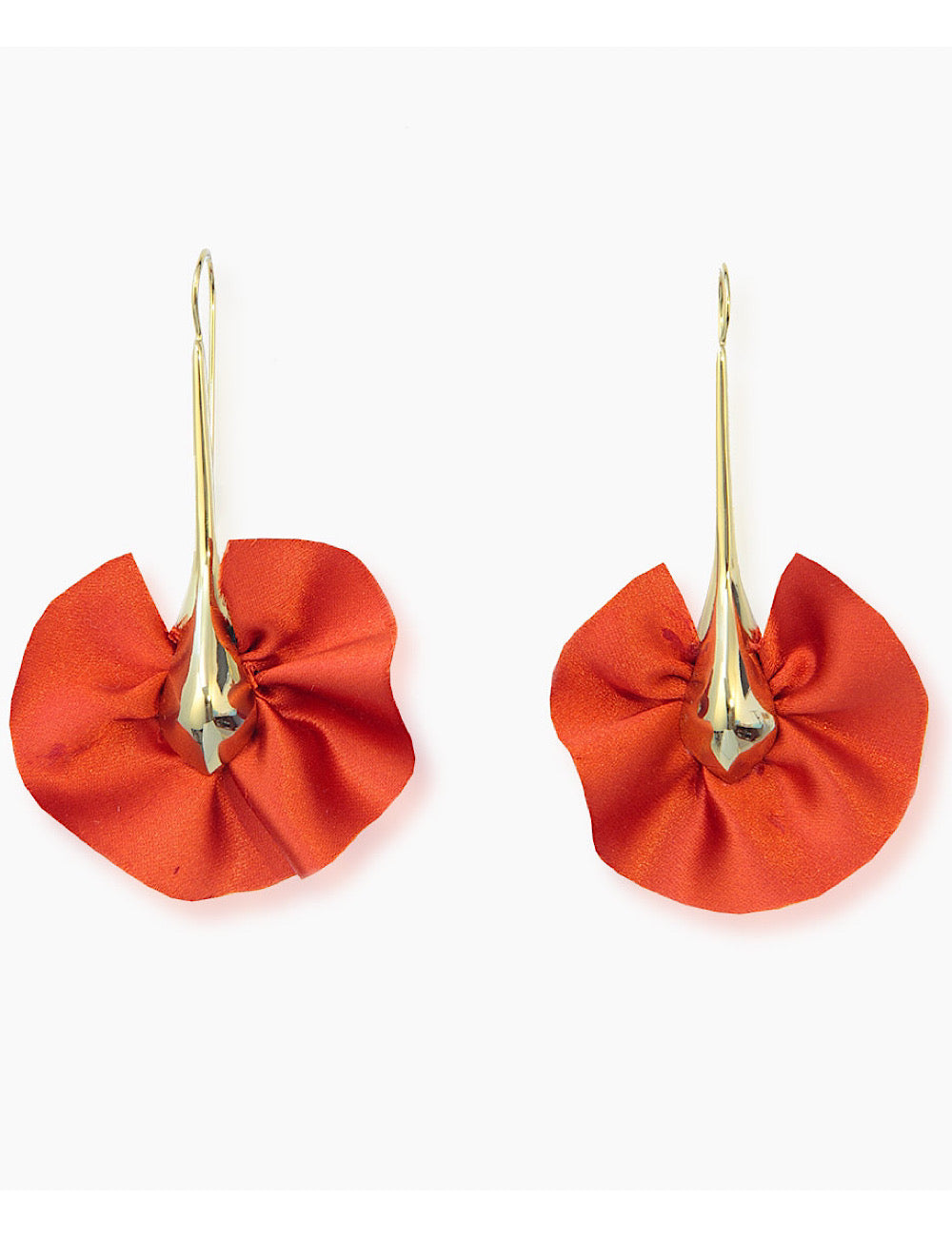 Pendientes Drop Teja