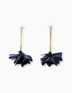Pendientes Flor Negro