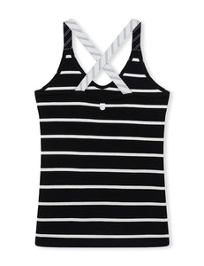 Top Wrapper Stripes Black