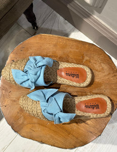 Espardeñas Lazo Pastel Blue