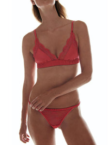Conjunto Love Lace Fresa